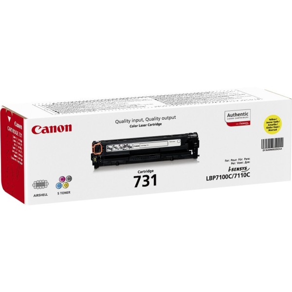 Canon 731 Toner Cartridge - Yellow